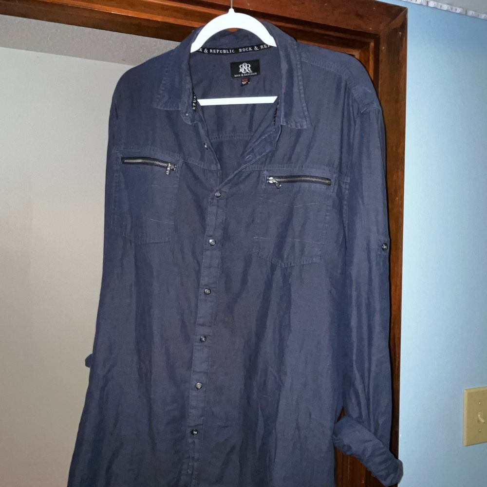 Awesome blue shirt